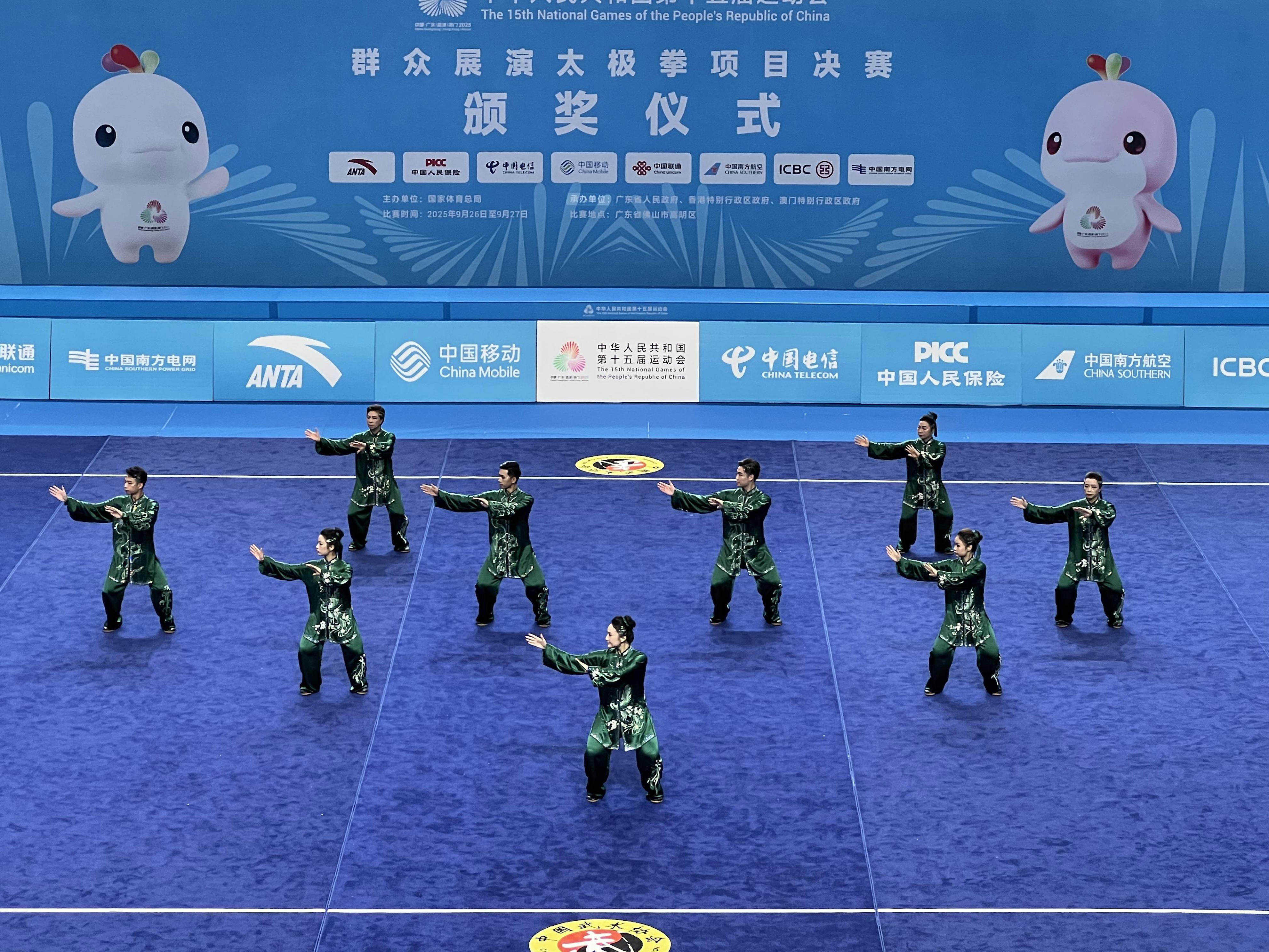 太极拳高手, 群众组, 该展演由